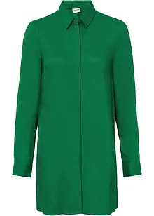 Lang bluse i lett viskose med splitt, bonprix