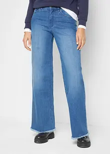 Wide Leg jeans High Waist, stretch, bonprix