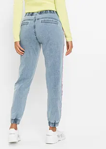 Casual jeans med kontraststriper, RAINBOW