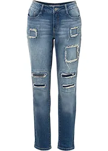 Boyfriend jeans  med destroy-detaljer, bonprix