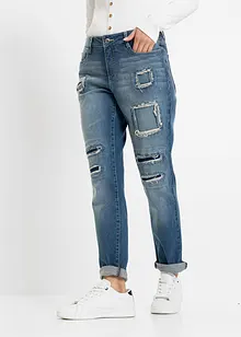 Boyfriend jeans  med destroy-detaljer, bonprix