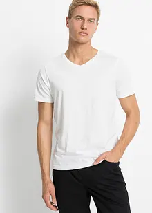 T-shirt med V-hals (5-pack), bonprix