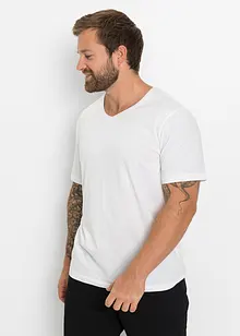 T-shirt med V-hals (5-pack), bonprix