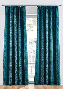 Lystett gardin i jacquard med termofunksjon (1-pack, bonprix