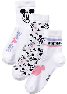 Korte tennissokker med Mikke mus (3-pack), Disney