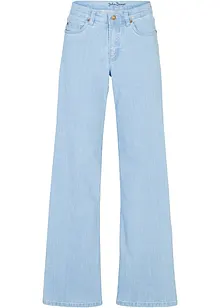 Wide Leg-jeans Mid Waist, Stretch, bonprix