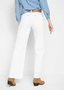 Wide Leg-jeans Mid Waist, Stretch, bonprix