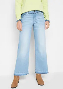 Wide Leg-jeans Mid Waist, Cropped, John Baner JEANSWEAR