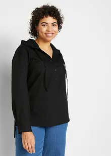 Blusetunika med hette, bonprix
