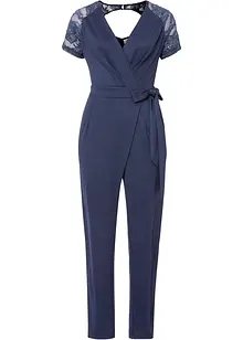 Jumpsuit med blonde, bonprix