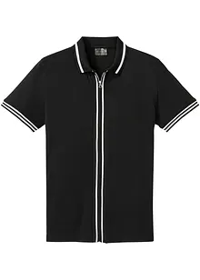 Poloshirt med glidelås, bonprix