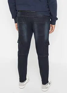 Slim Fit cargo-stretchjeans, Straight, bonprix