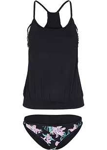 Oversized tankini i lag på lag-look, bonprix