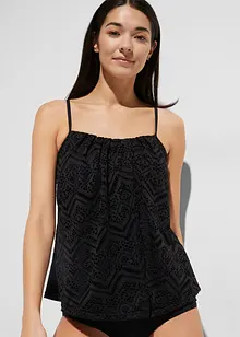 Tankini topp i blondemateriale, bonprix