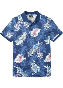Kortermet jersey-poloskjorte i 100% økologisk bomull, bonprix
