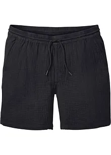 Lang musselin-shorts, Regular Fit, bonprix