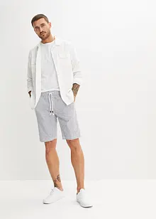 Bermuda i lin-miks, Regular Fit, bonprix