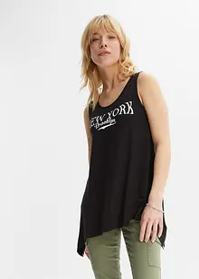 Lang topp i myk viskose, bonprix