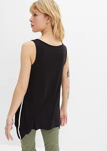 Lang topp i myk viskose, bonprix