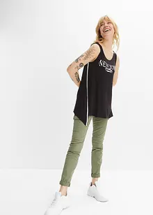 Lang topp i myk viskose, bonprix