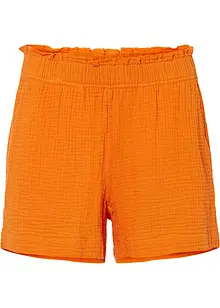 Musselin-shorts av bomull, bonprix