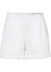 Musselin-shorts av bomull, bonprix