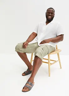 Lang cargo-bermudashorts med komfortsnitt, Regular Fit, bonprix