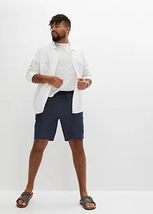 Sweat-bermuda med denim-look, bonprix