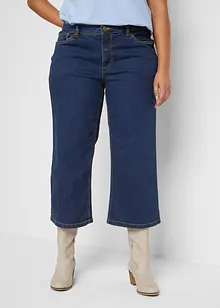 Wide Leg-jeans Mid Waist, Cropped, bonprix