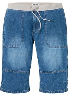 Lang pull-on bermuda-jeans, Loose Fit, bonprix