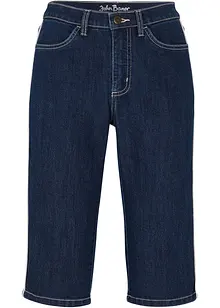 Slim Fit-bermudajeans High Waist, knelang, bonprix