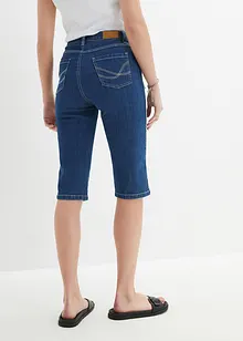 Slim Fit-bermudajeans High Waist, knelang, bonprix