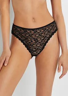 High Leg-truse i resirkulert blondemateriale (3-pack), bonprix