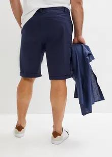 Bermudashorts i linmiks, Regular Fit, bonprix