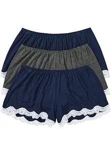 Ledig boxershorts i viskose (3-pack), bonprix