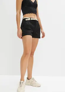 Shorts med belte, bonprix