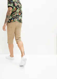 Lang stretch-bermuda med komfortsnitt, Regular Fit, bonprix