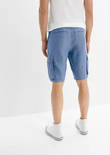 Cargo-bermuda av bærekraftig lin, Loose Fit, bonprix