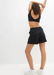 Sweat-shorts med mesh, bonprix