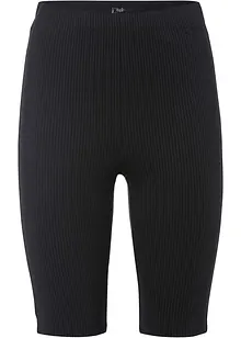 High Waist-sykkelbukse av ribbet jersey, bonprix