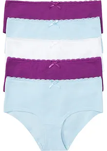 Panty med økologisk bomull (5-pack), bonprix