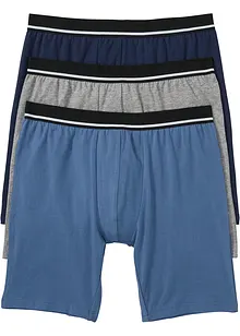 Boksershorts i ettersittende modell med lengre ben (3-pack), bonprix