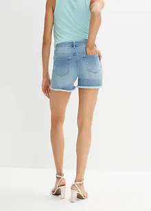 Jeans-shorts med broderi, bonprix