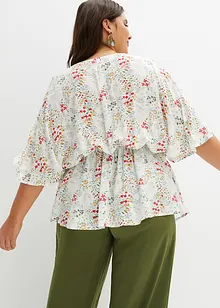 Bluse med print, bonprix