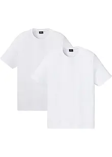T-skjorte i 100% økologisk bomull (2-pack), bonprix