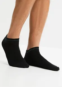 Sneakerssokker med økologisk bomull (5-pack), bonprix