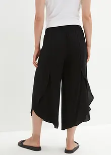 Legglang culottes med elastisk linning, bonprix