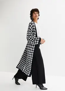 Cardigan med houndstooth-mønster, bonprix