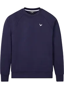 Sweatshirt med resirkulert polyester og raglanermer, bonprix