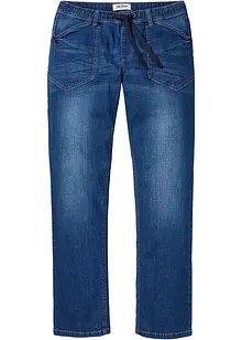 Loose Fit slip on-jeans med komfortsnitt, Straight, bonprix